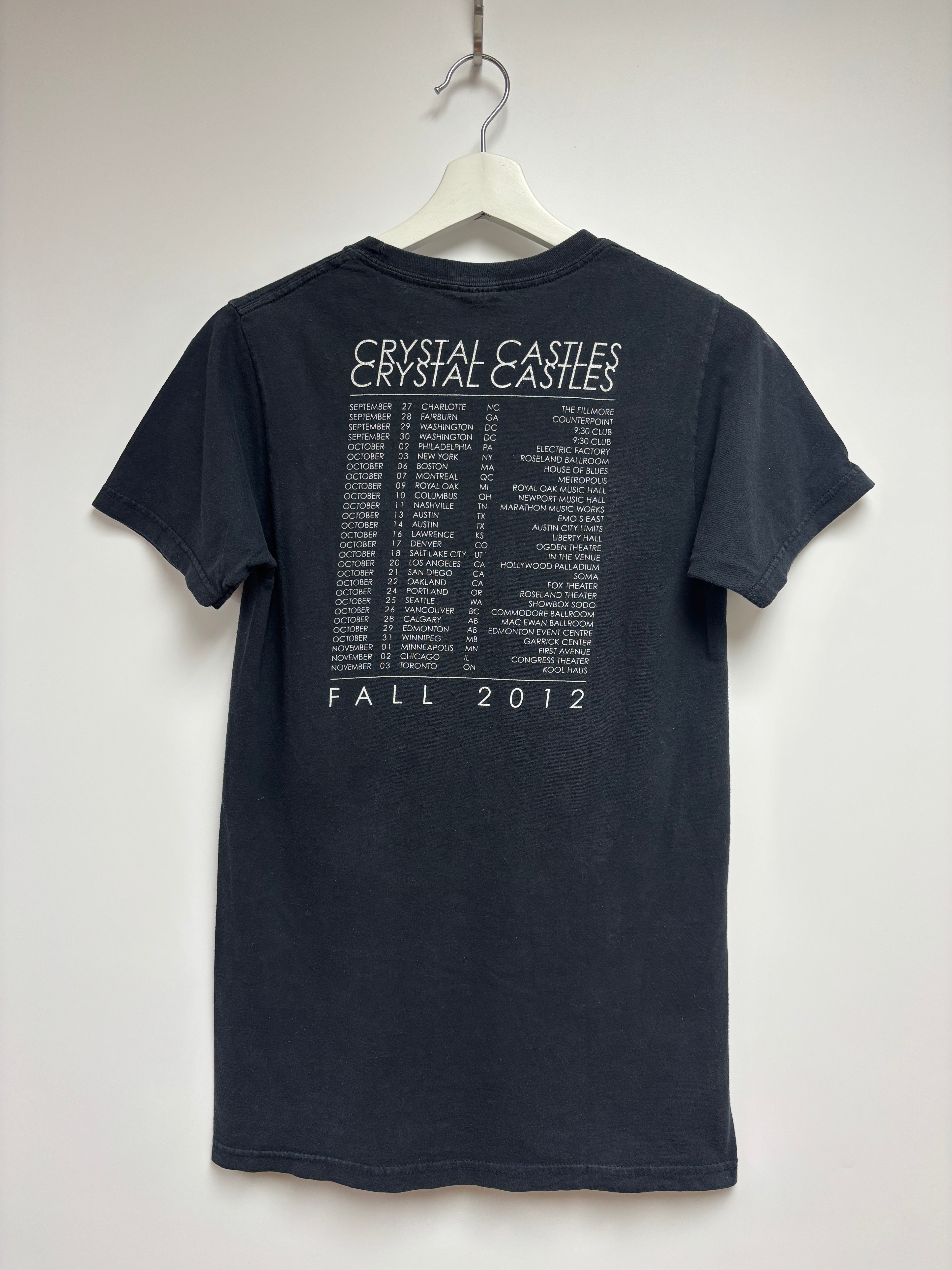 CRYSTAL CASTLES III TOUR T-SHIRT