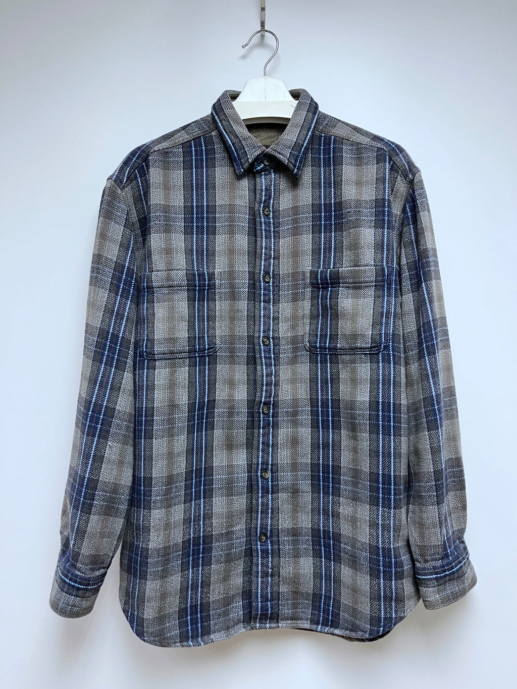 1990S ST. JOHN'S BAY HEAVYWEIGHT FLANNEL SHIRT – MAYONNAISE STORE