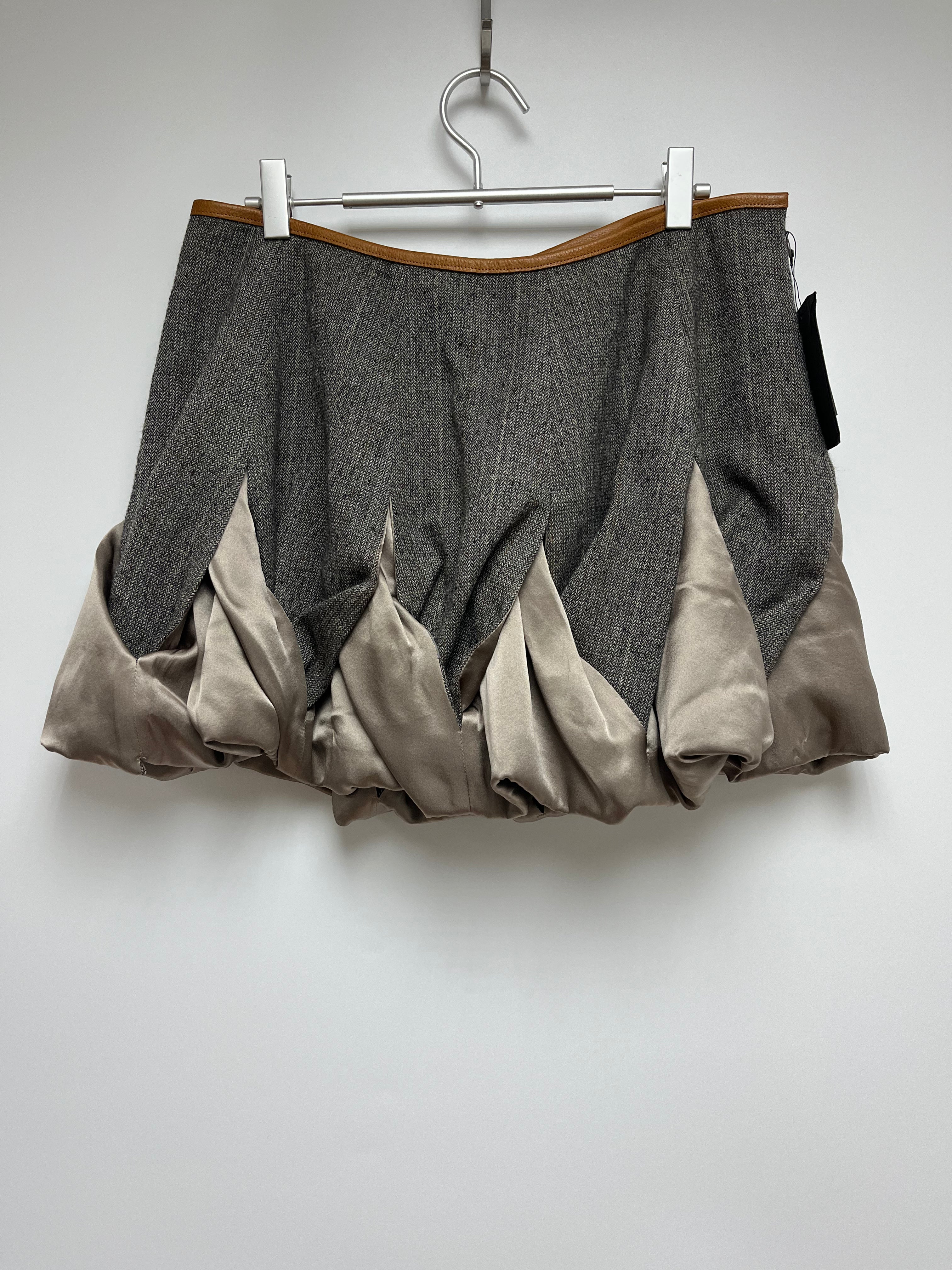 11AW FW11 UNDERCOVER TWEED SKIRT