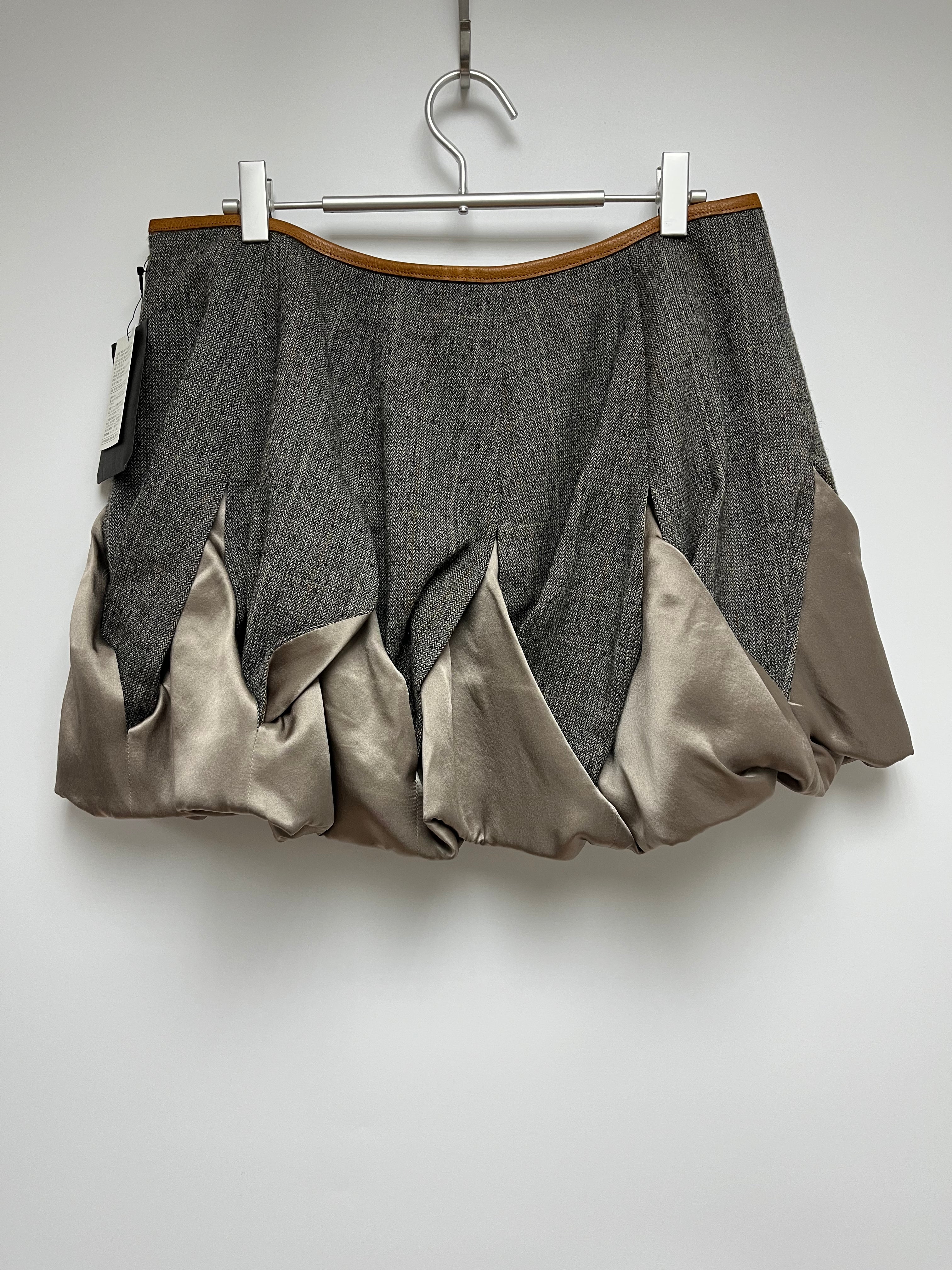11AW FW11 UNDERCOVER TWEED SKIRT