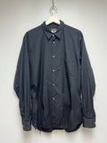 COMME DES GARCONS HOMME PLUS CUT OFF BOTTOM SHIRT IN BLACK