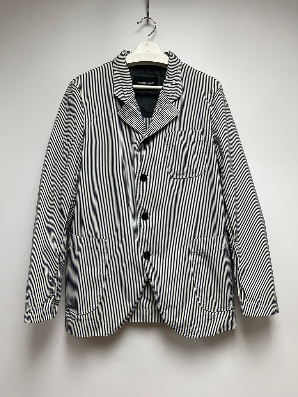 COMME des GARÇONS HOMME DEUX STRIPED BLAZER