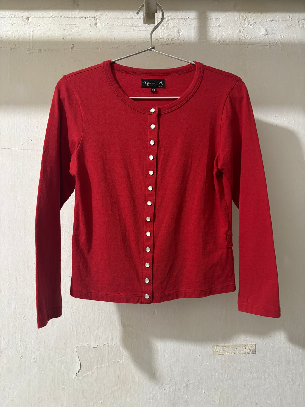 agnès b. SNAP CARDIGAN