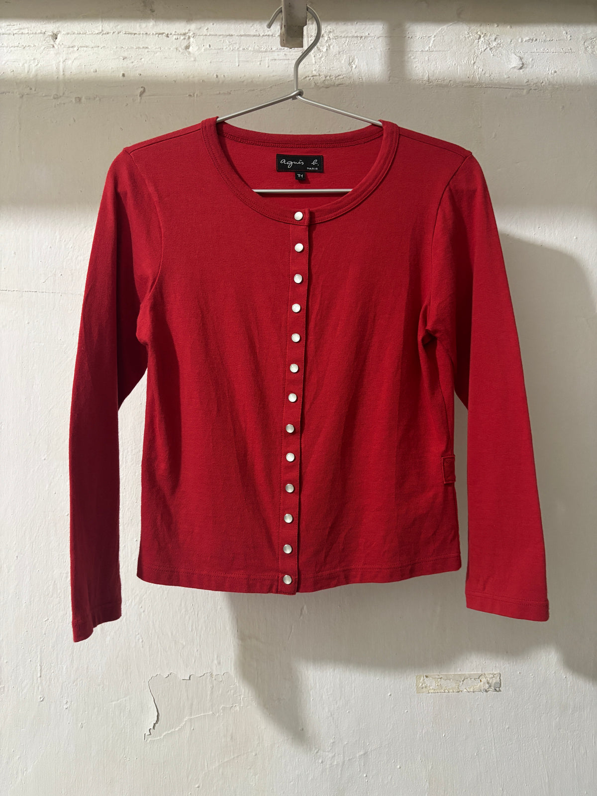 agnès b. SNAP CARDIGAN
