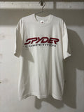 WHITE T-SHIRT WITH SPYDER COMPETITION TITLE