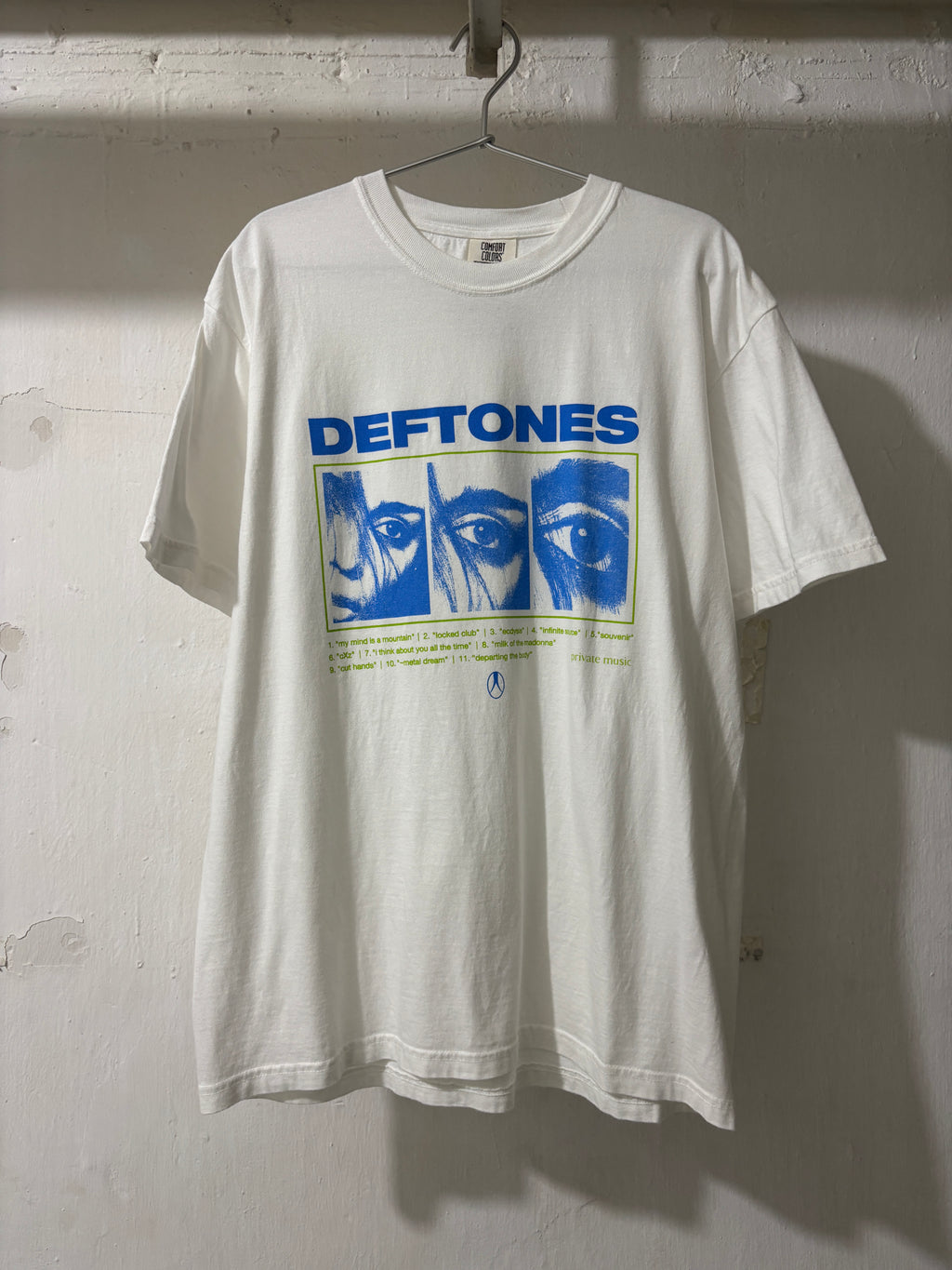DEFTONES PRIVATE MUSIC WHITE TEE