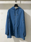 ORVIS BLUE WINDBREAKER WITH ZIP DETAILS