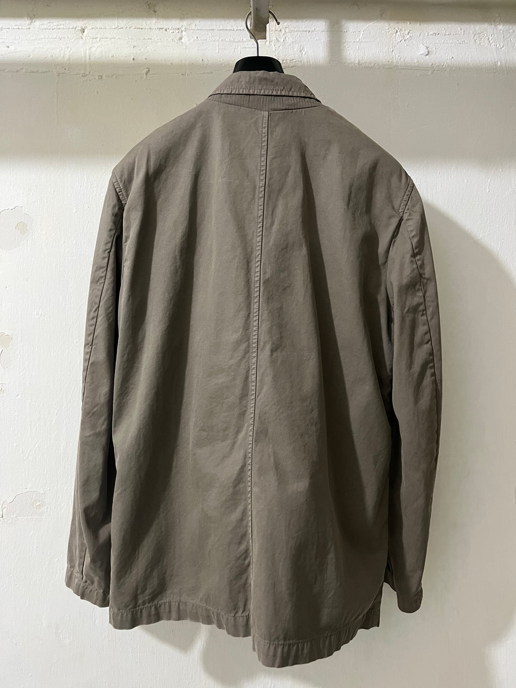 90S BANANA REPUBLIC SAFARI JACKET IN BEIGE WITH MULTIPLE POCKETS