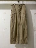 FW20 BOTTEGA VENETA BEIGE WIDE PANTS