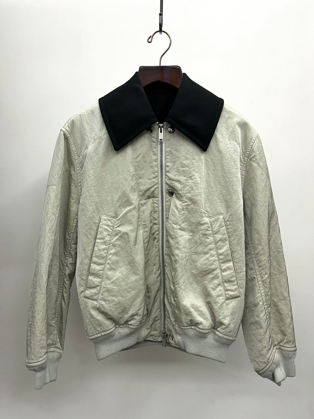JIL SANDER DETACHABLE COLLAR BOMBER JACKET