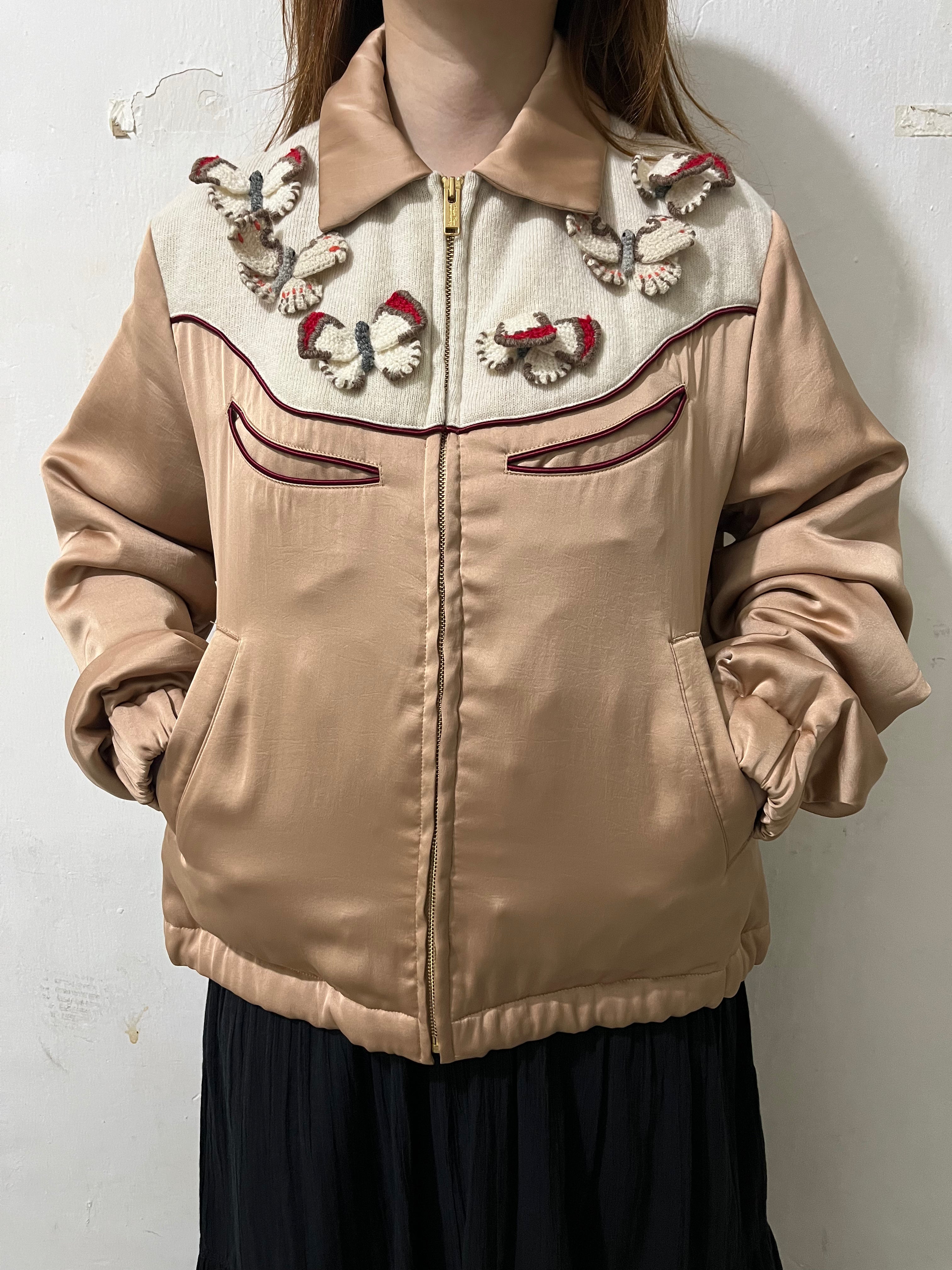 FW21 SUE UNDERCOVER BUTTERFLY EMBROIDERY JACKET