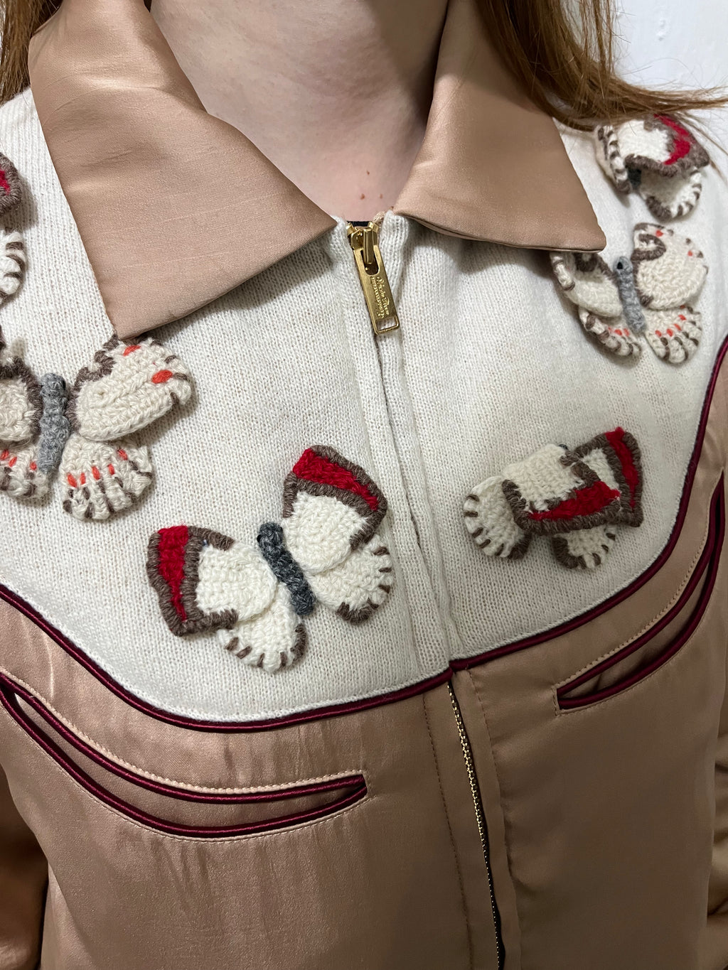 FW21 SUE UNDERCOVER BUTTERFLY EMBROIDERY JACKET