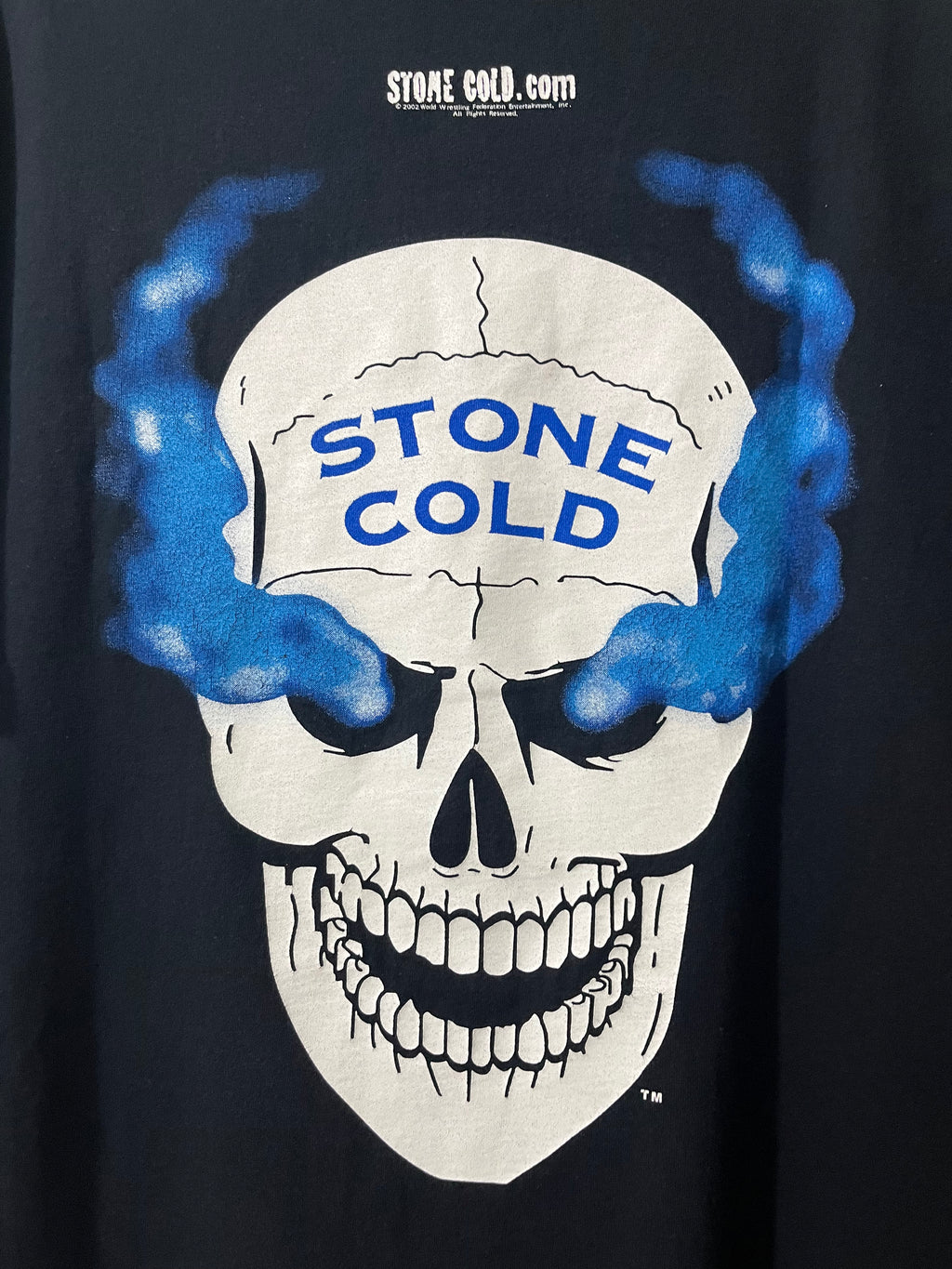 VINTAGE MICHAEL ATHLETIC DEPT. 2002 'STONE COLD WHAT?' T-SHIRT