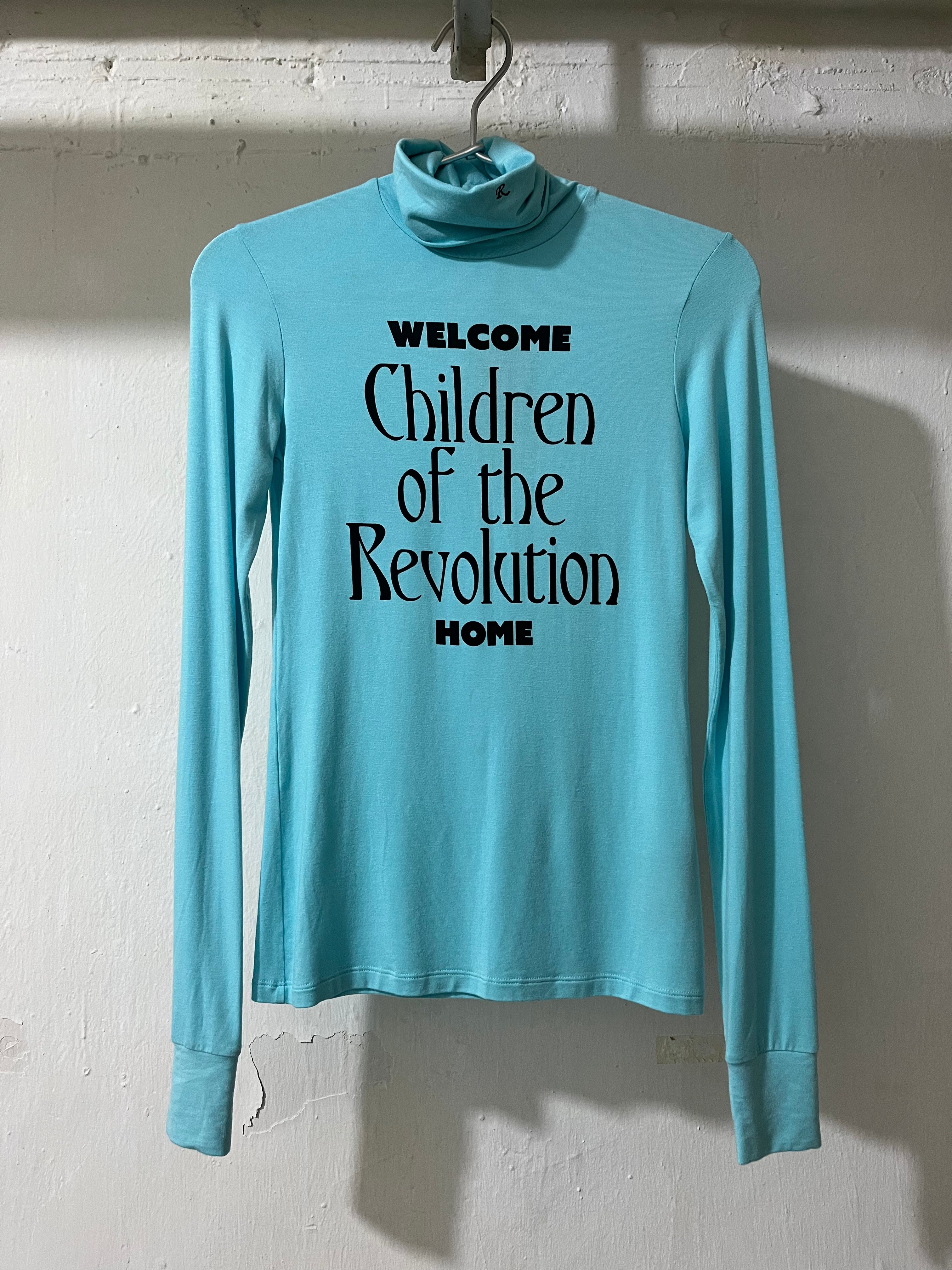 SS21 RAF SIMONS 'CHILDREN OF THE REVOLUTION' ROLL NECK TOP