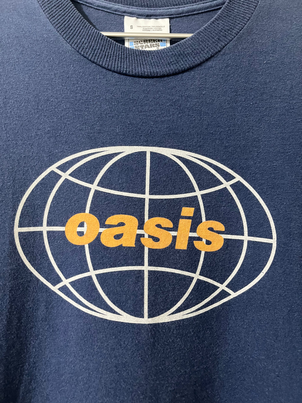 VINTAGE SCREEN STARS 1998 'OASIS ALL AROUNG THE WORLD TOKYO & HONG KONG TOUR' TEE