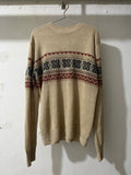SS24 OUR LEGACY BASE ROUNDNECK SNOW FAIRISLE HEMP