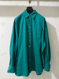 FW21 RAF SIMONS BIG FIT DENIM SHIRT 'PETROL'