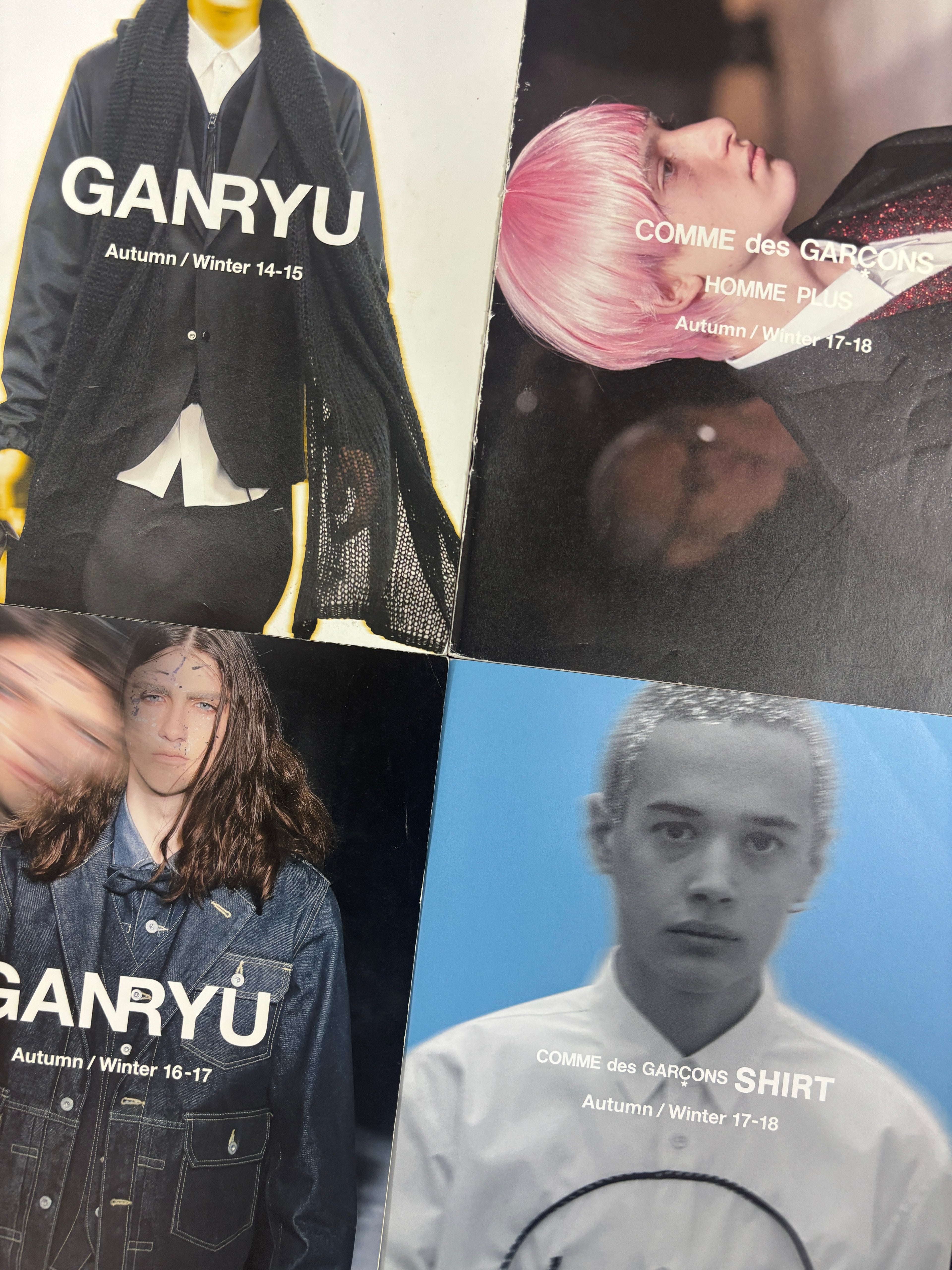 COMME des GARÇONS ASSORTED LOOKBOOKS