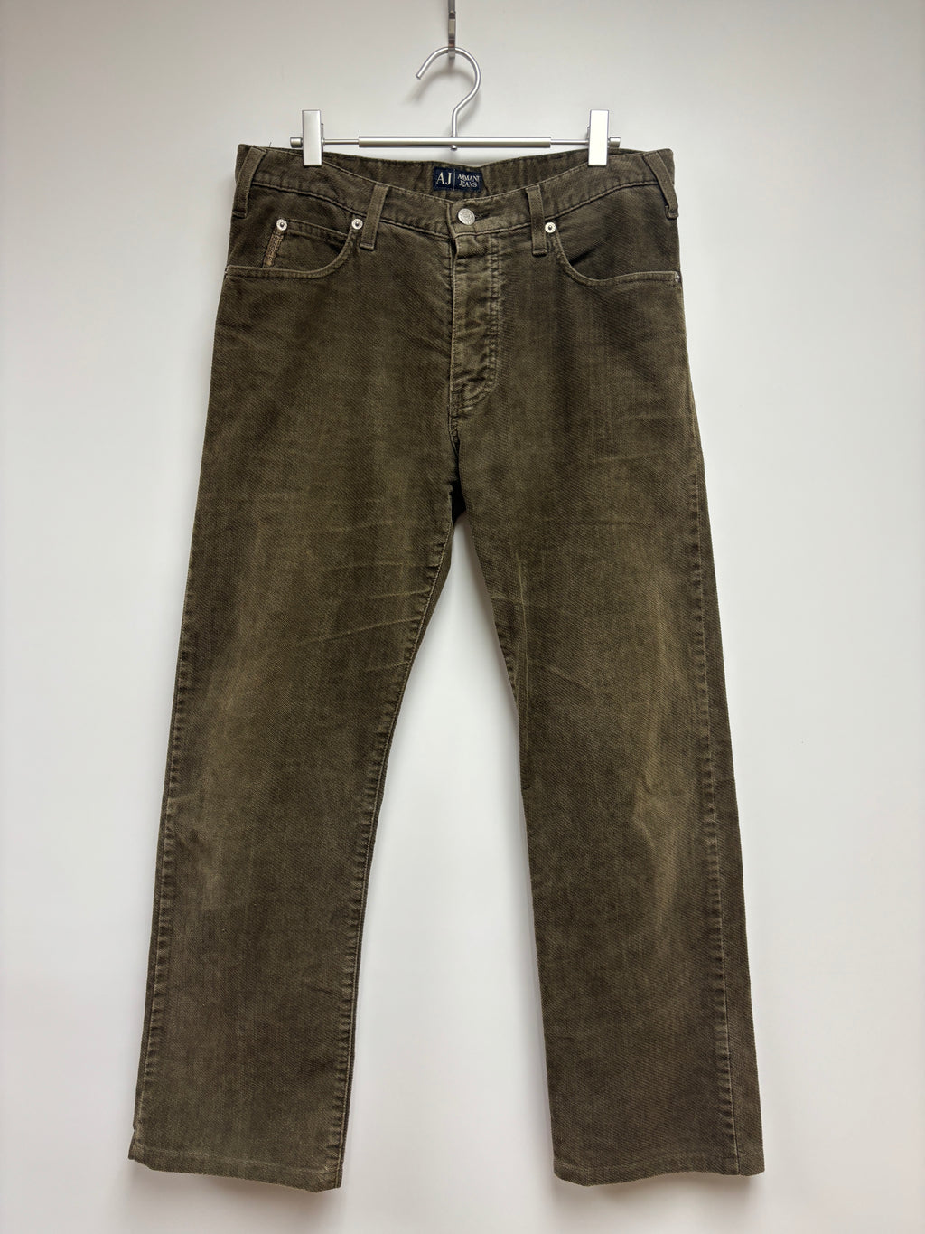 ARMANI JEANS BROWN CORDUROY JEANS