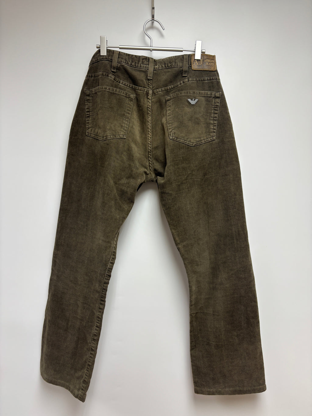 ARMANI JEANS BROWN CORDUROY JEANS