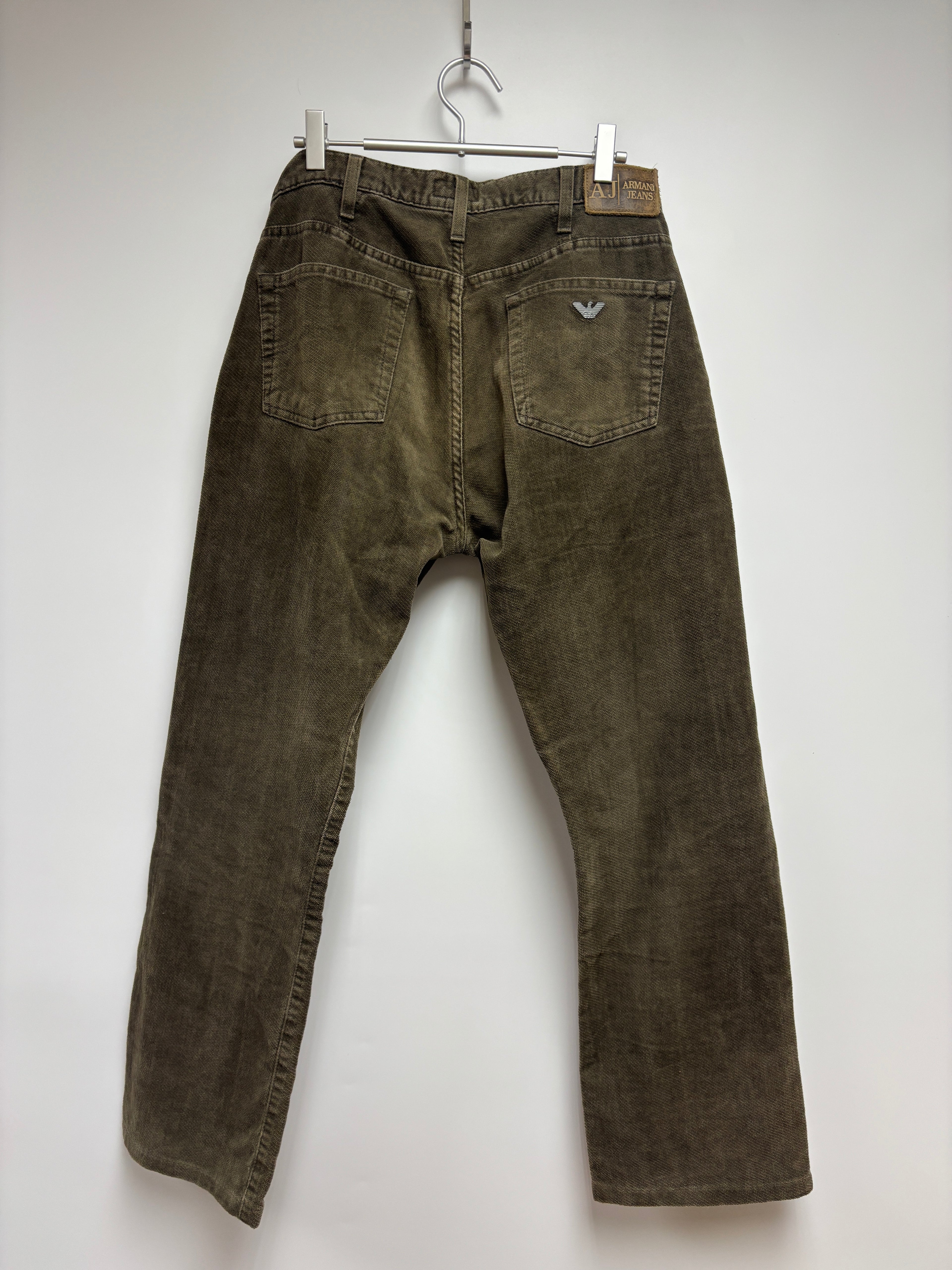 ARMANI JEANS BROWN CORDUROY JEANS