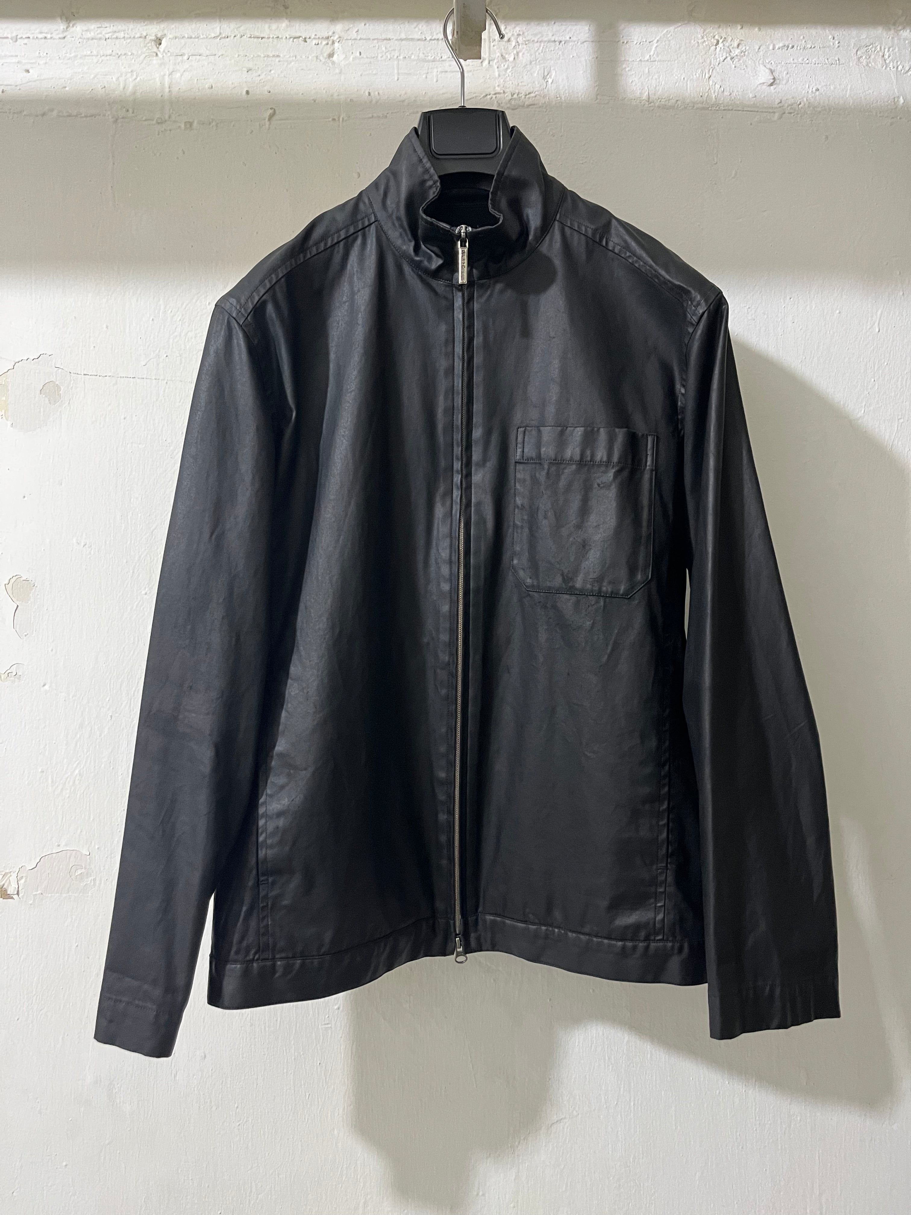 LATE 90S / EARLY 2000S RYKIEL HOMME COTTON ZIPPED SHIRT JACKET