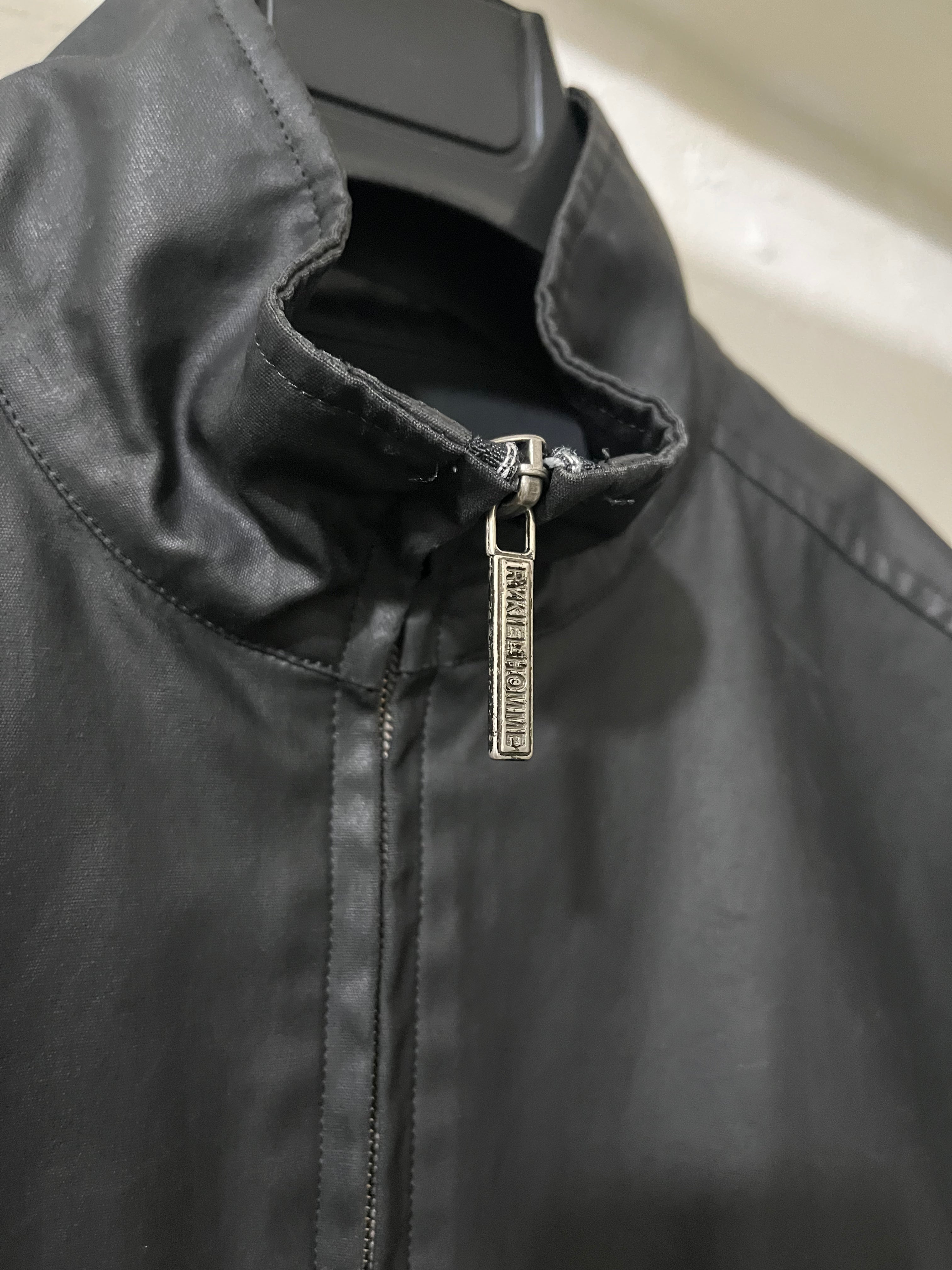 LATE 90S / EARLY 2000S RYKIEL HOMME COTTON ZIPPED SHIRT JACKET
