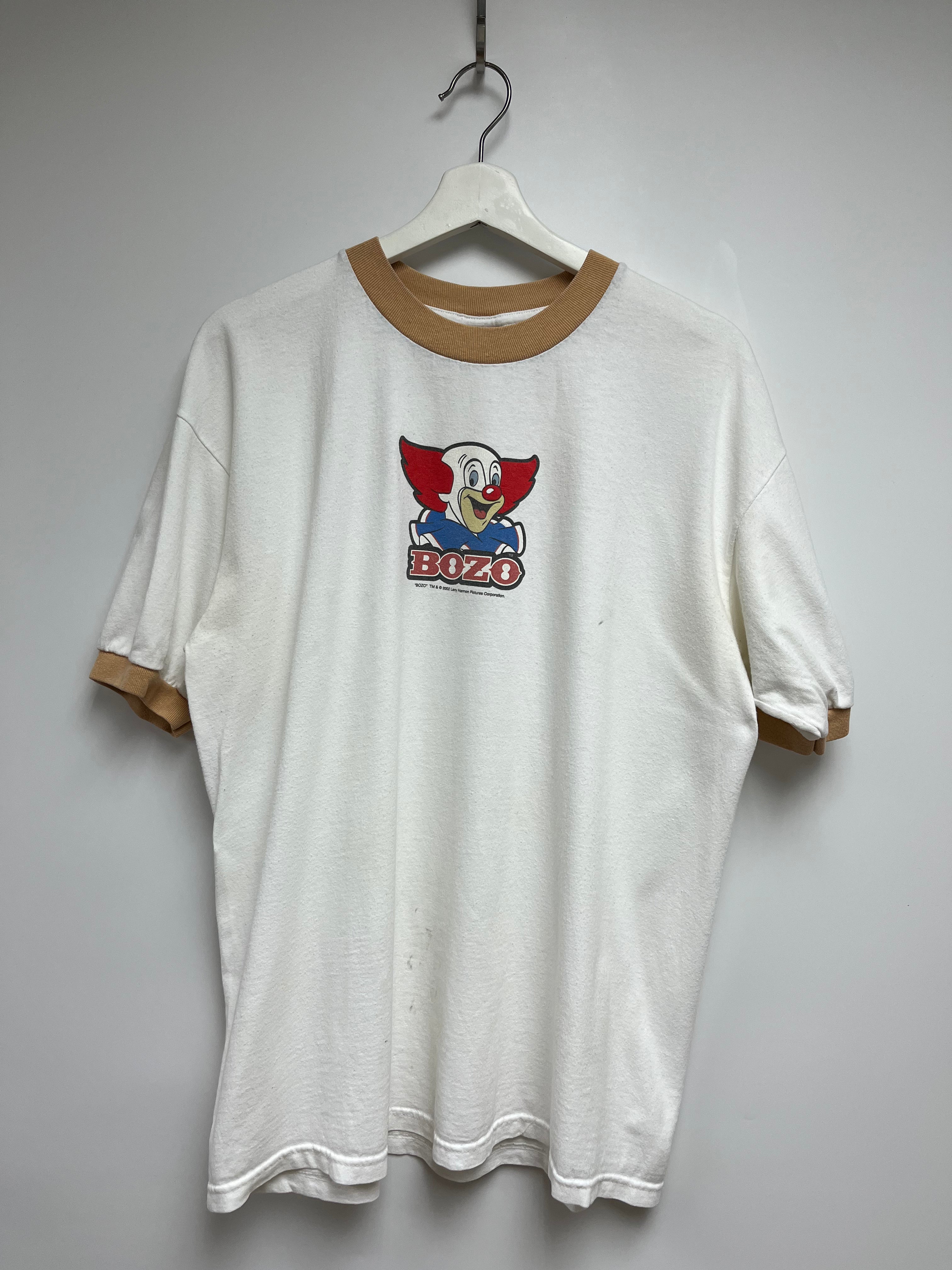 VINTAGE ANVIL 'BOZO THE CLOWN' RINGER TEE