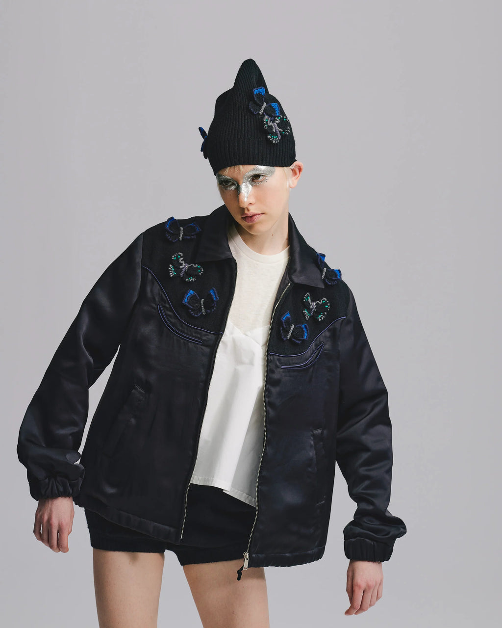 FW21 SUE UNDERCOVER BUTTERFLY EMBROIDERY JACKET