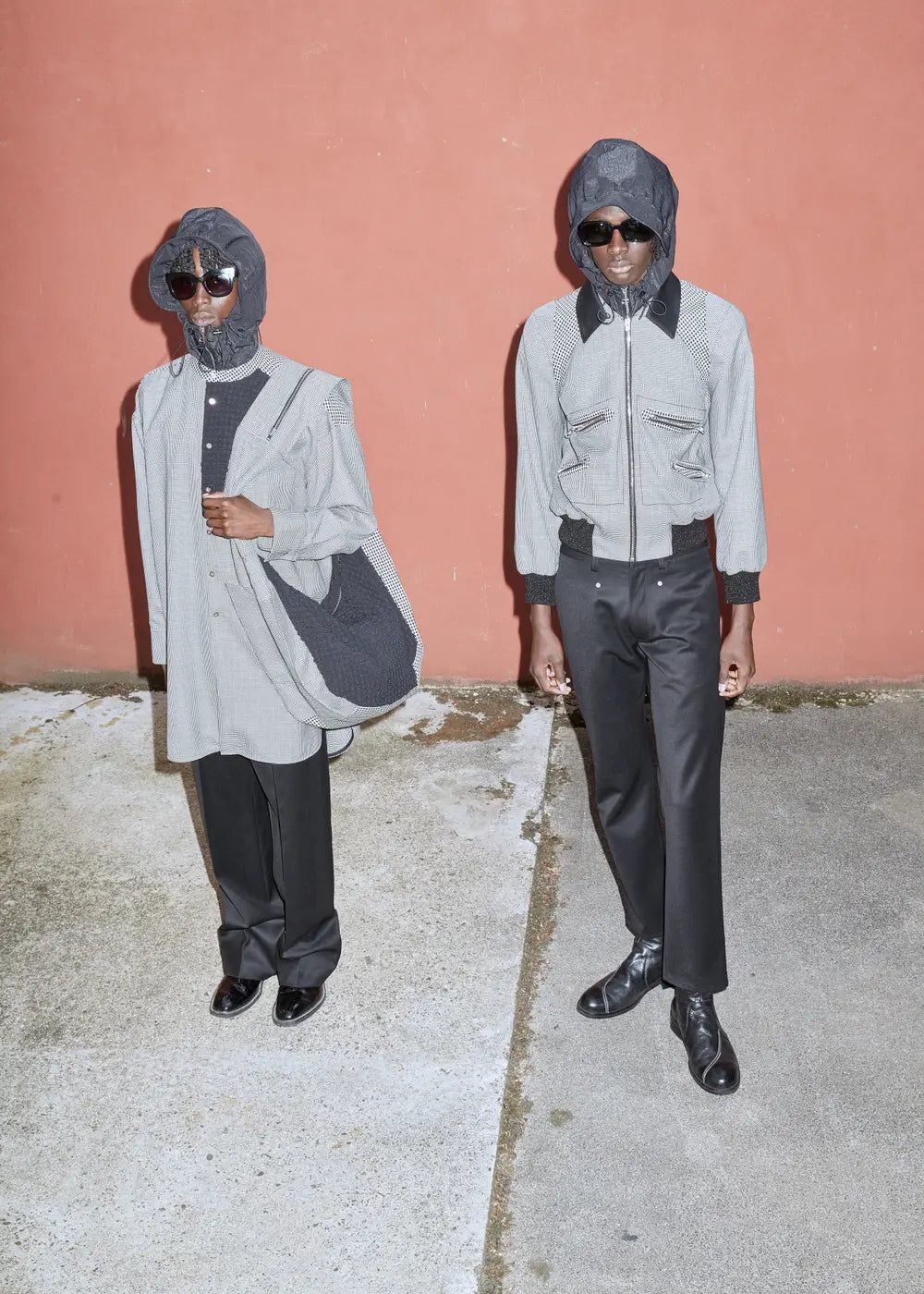 OMAR AFRIDI PLAID A2 BLOUSON