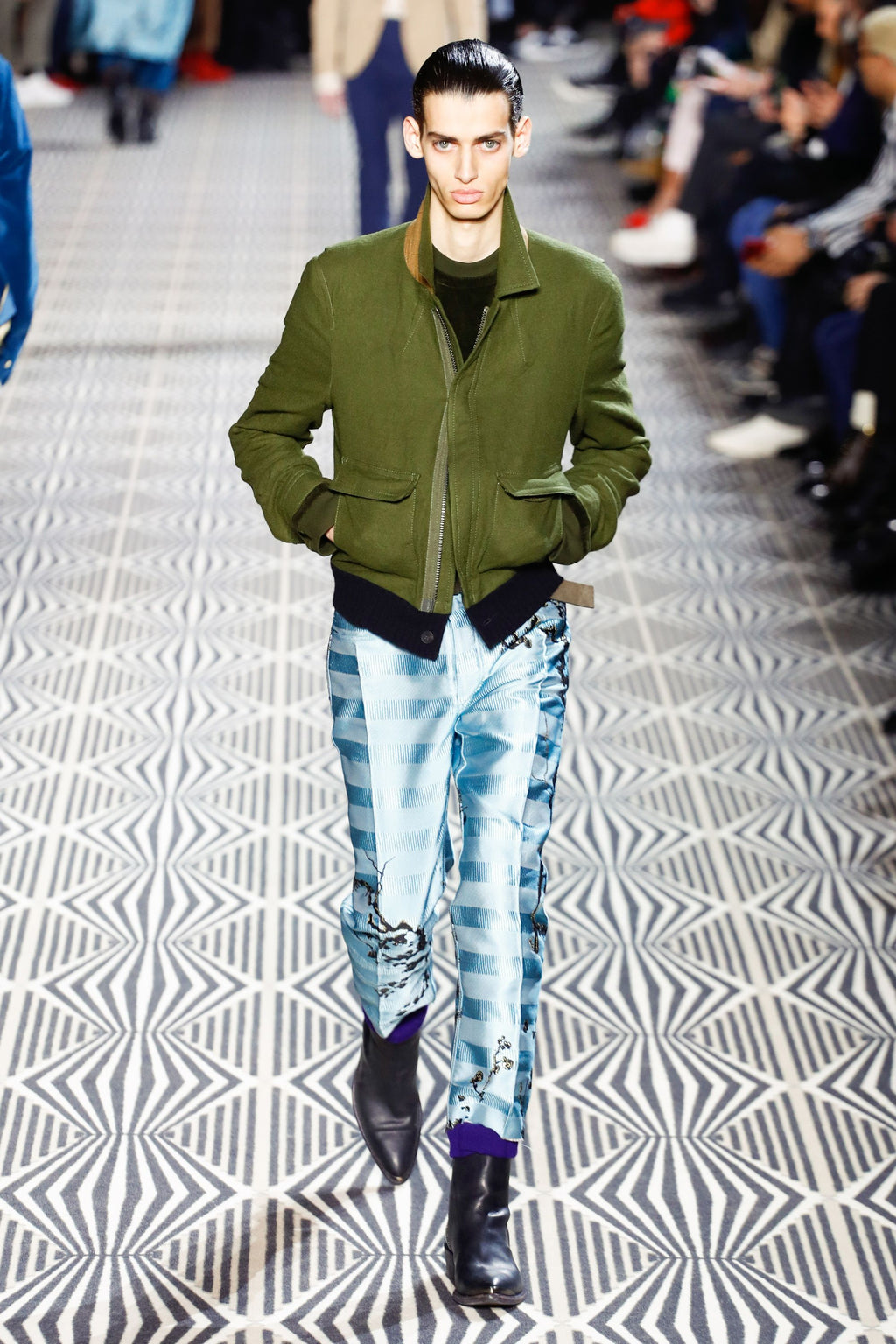 HAIDER ACKERMANN CROPPED JACKET