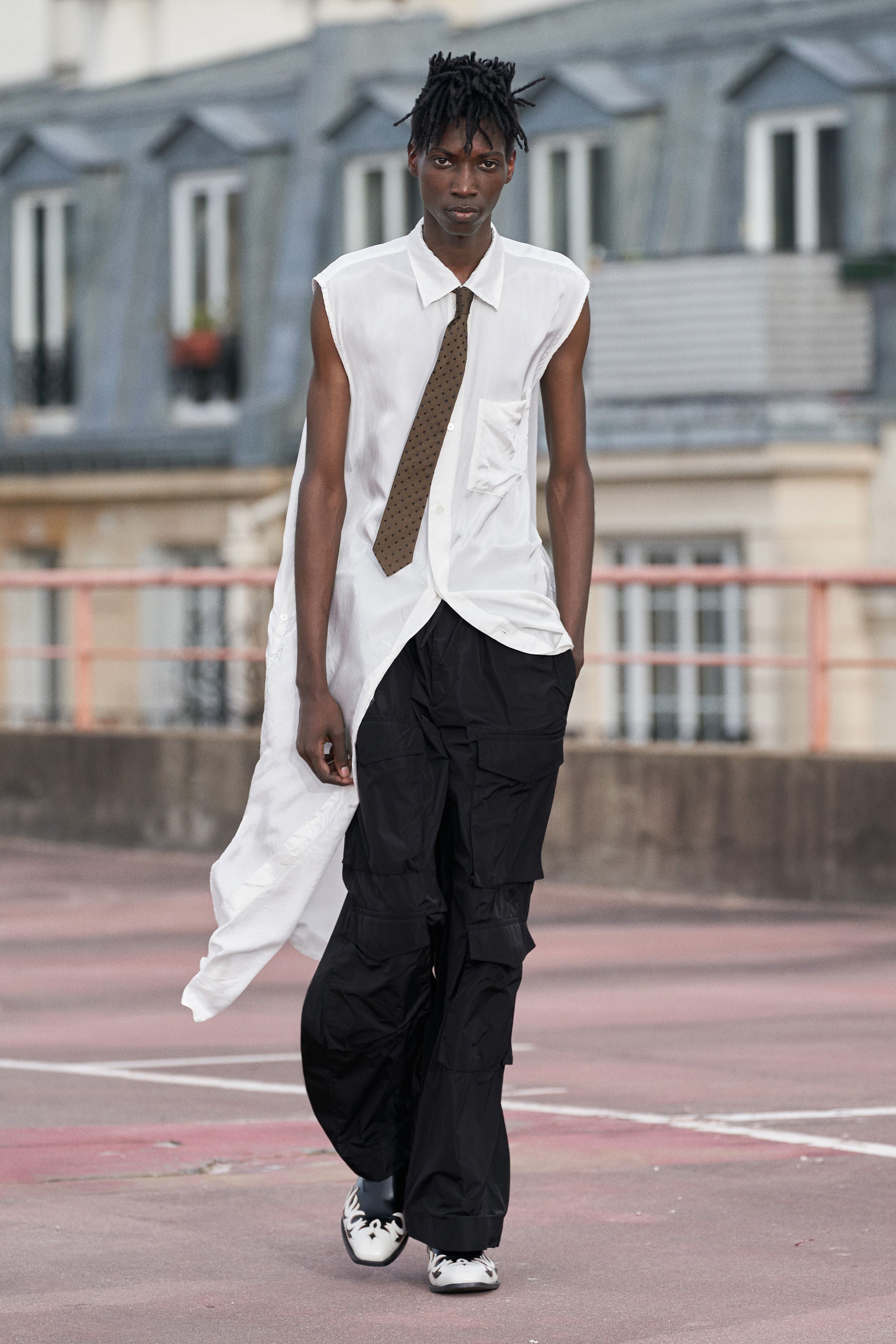 SS23 DRIES VAN NOTEN LOOSE FIT CARGO PANTS