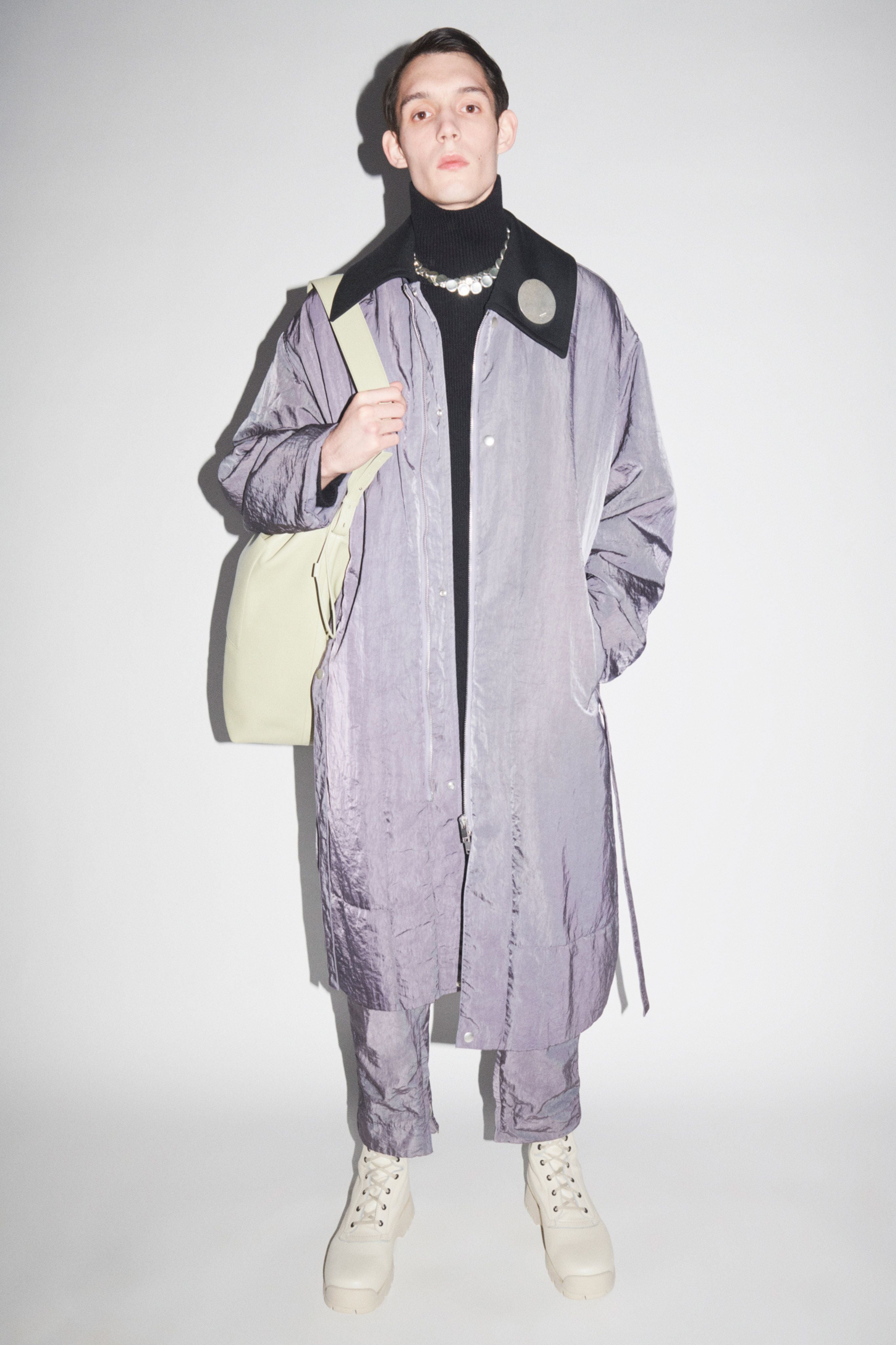 JIL SANDER DETACHABLE COLLAR BOMBER JACKET