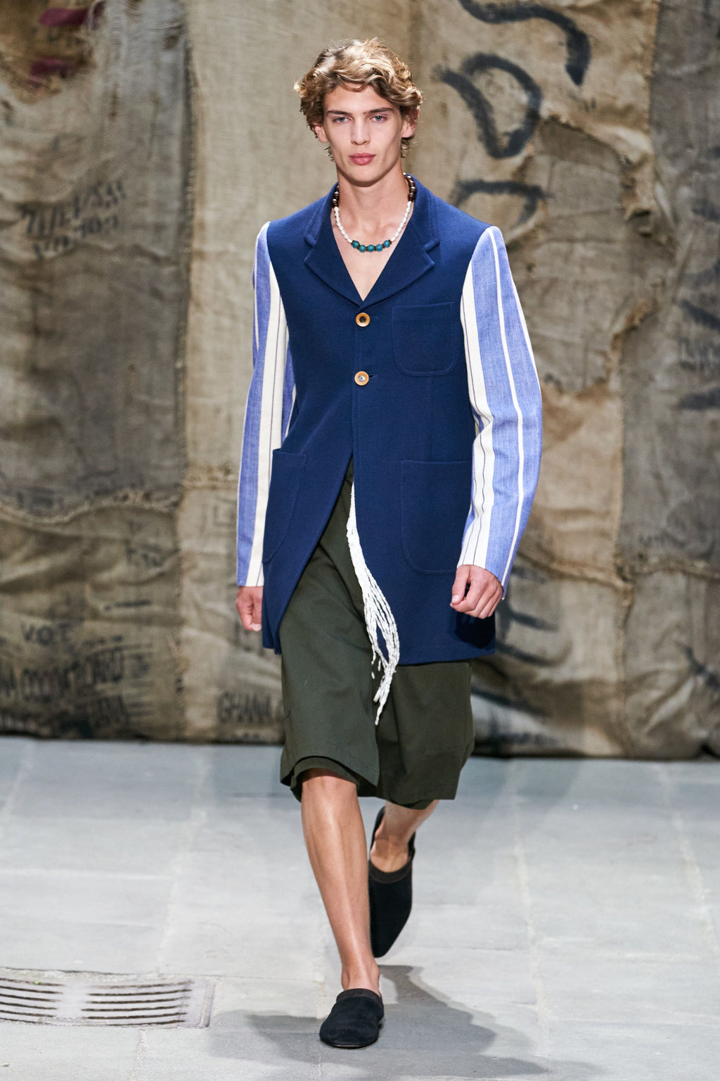 WALES BONNER XALAM CARGO SHORTS
